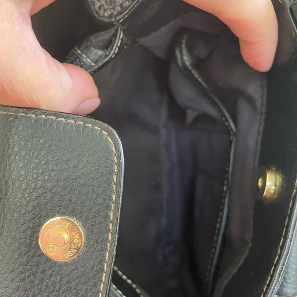 MINT Condition Vintage Etienne Aigner Mini Tweed & Leather Bag | Black Plaid - Picture 9 of 9